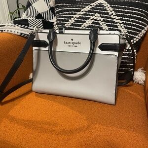 Kate Spade Black and Gray Satchel